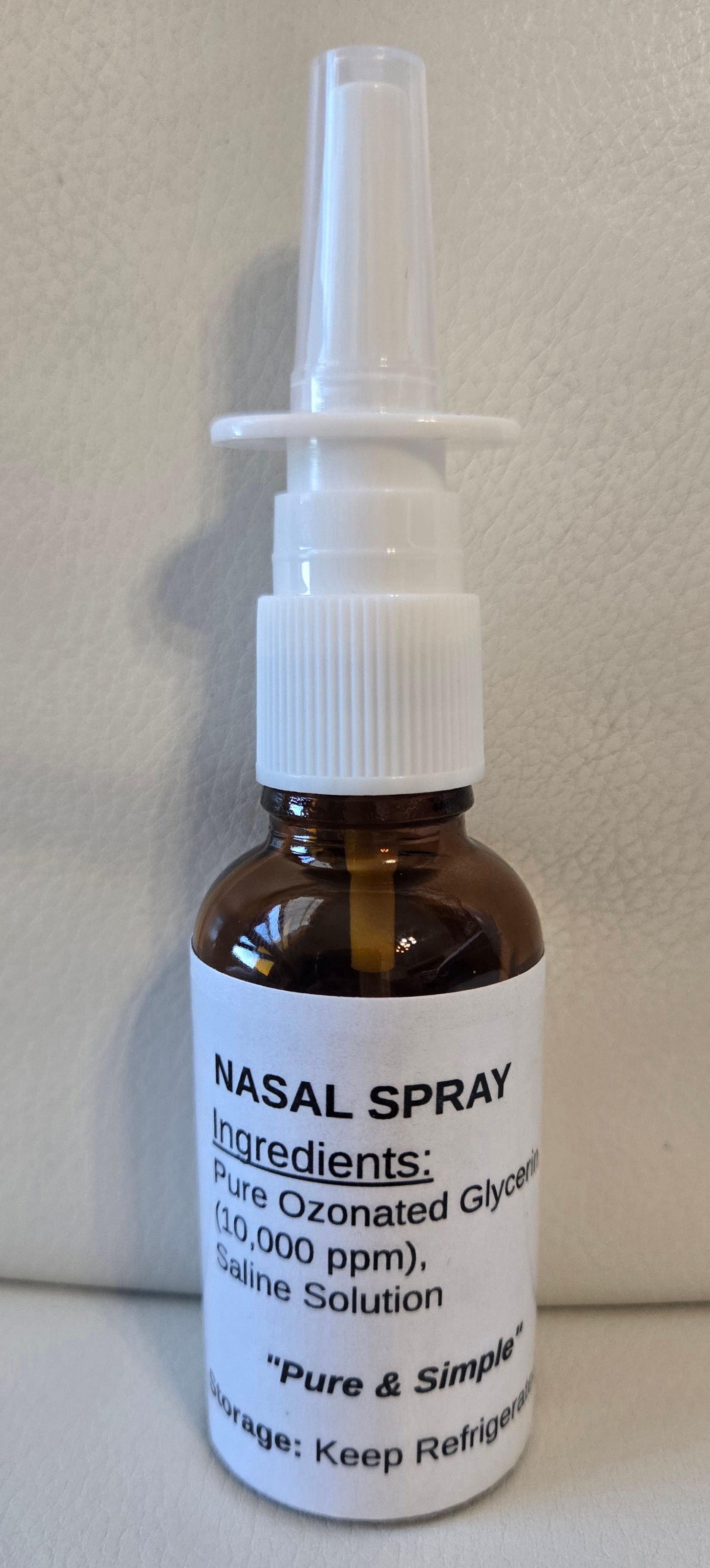 Nasal Spray - Ozonated Glycerin in Saline 1 oz