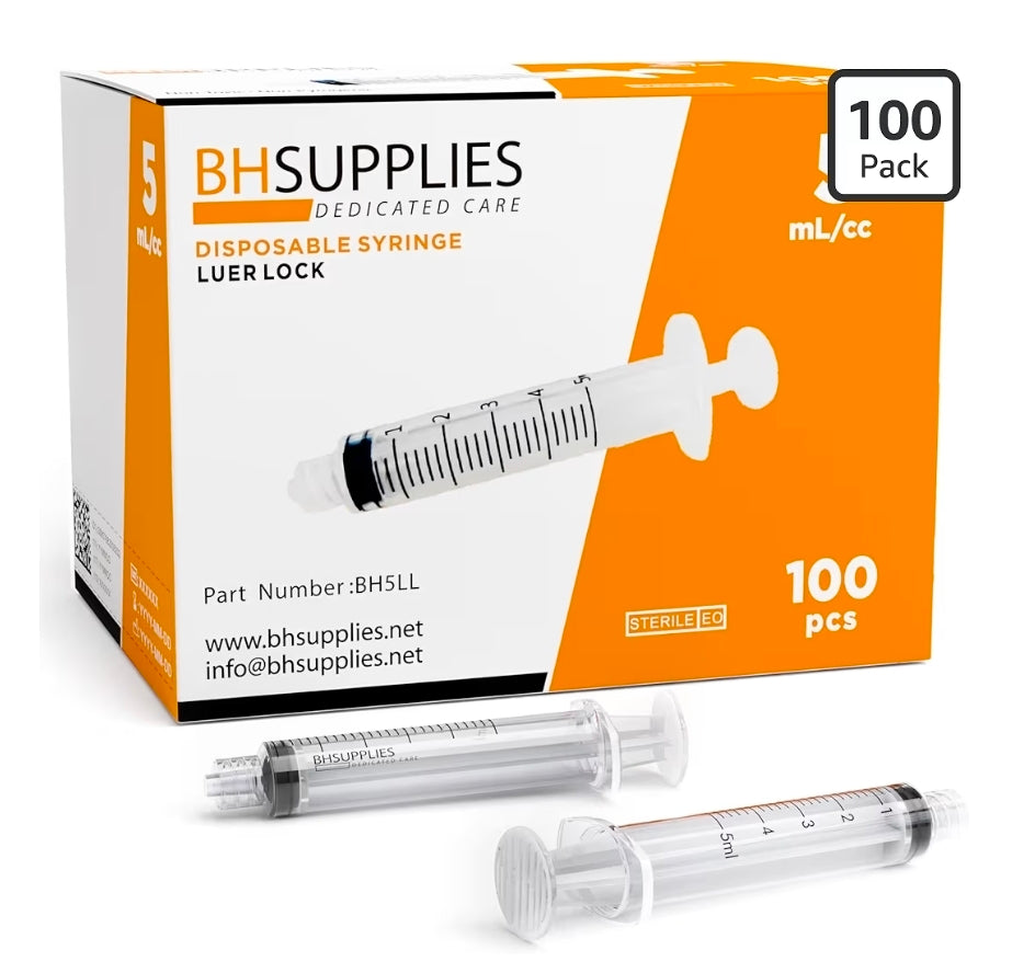 5ml Luer Lock Syringe-sold individually